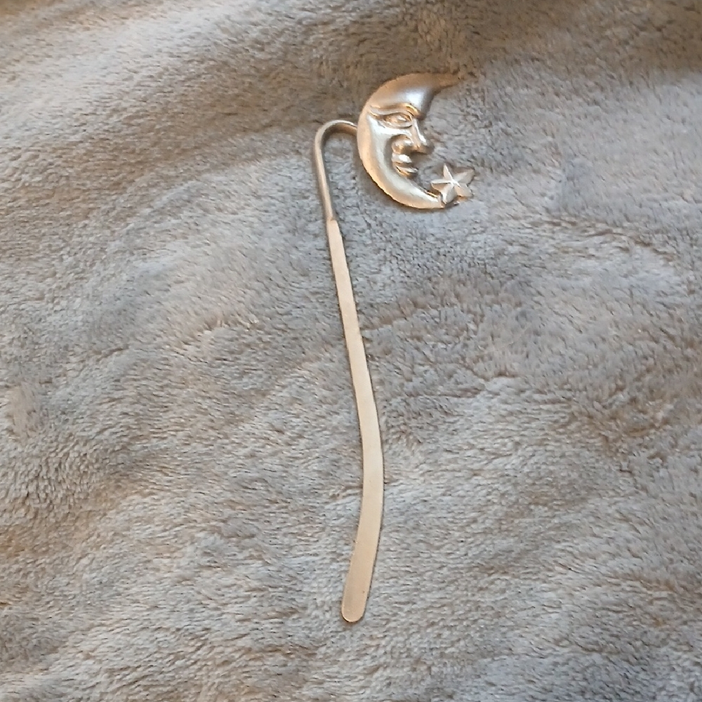 Silver Moon & Star Bookmark - Women Jewelry